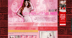 Desktop Screenshot of lohan.4fans.net